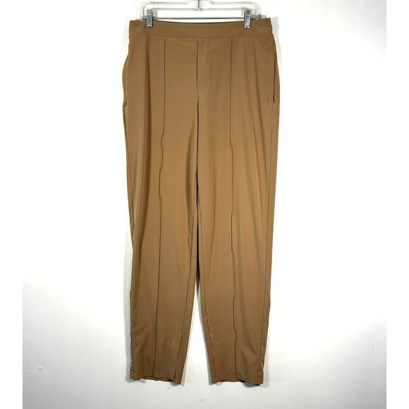 Athleta Brooklyn Heights High Rise Pant Size 14T Tall Tapestry Gold Tan - Picture 3 of 10